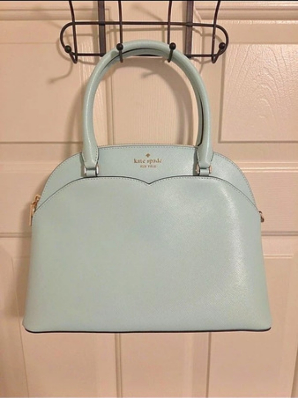 Kate Spade Sylvia Medium Dome Satchel in Green Like New